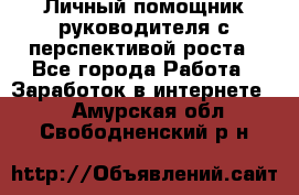 Личный помощник руководителя с перспективой роста - Все города Работа » Заработок в интернете   . Амурская обл.,Свободненский р-н